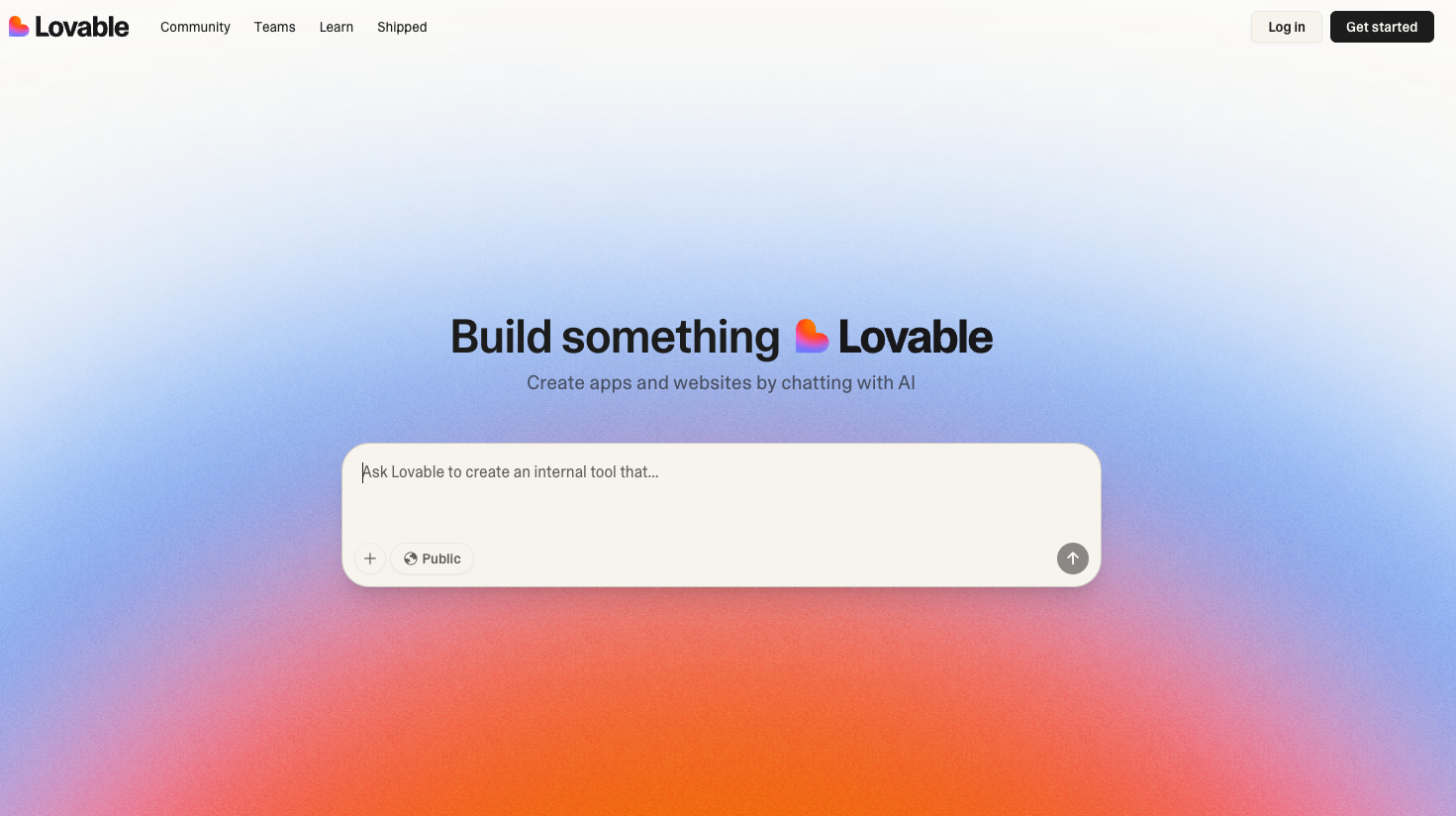 Loveable homepage
